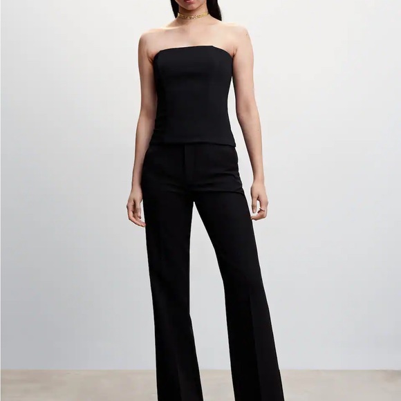 NWT MANGO Corset style top SIZE S - Picture 2 of 9